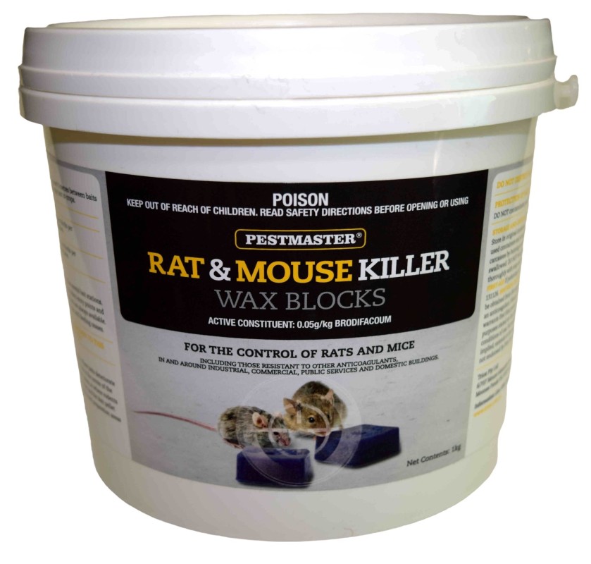 Rat & Mice Bait Pellets (Brodifacoum 0.05g/kg)